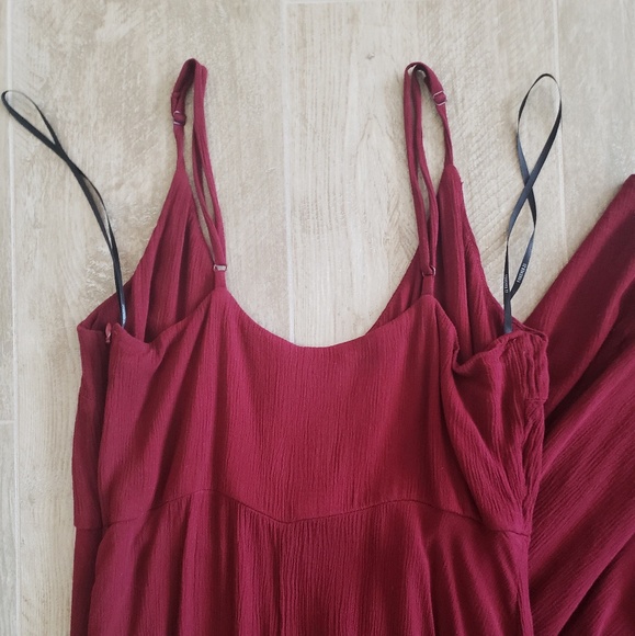 Forever 21 Red Rayon Maxi Dress - Picture 4 of 5